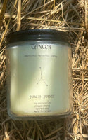 Cancer Zodiac Candle ~ 6.5 Oz