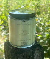 Pisces Zodiac Candle ~ 6.5 Oz