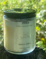 Aries Zodiac Candle ~ 6.5 oz