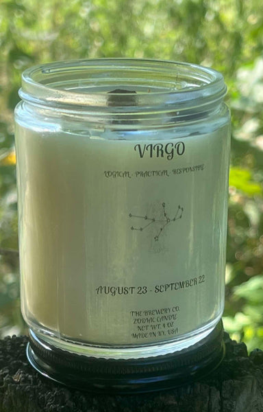 Virgo Zodiac Candle ~ 6.5 Oz