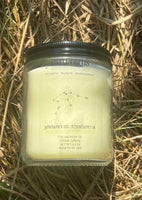 Aquarius Zodiac Candle ~ 6.5 Oz